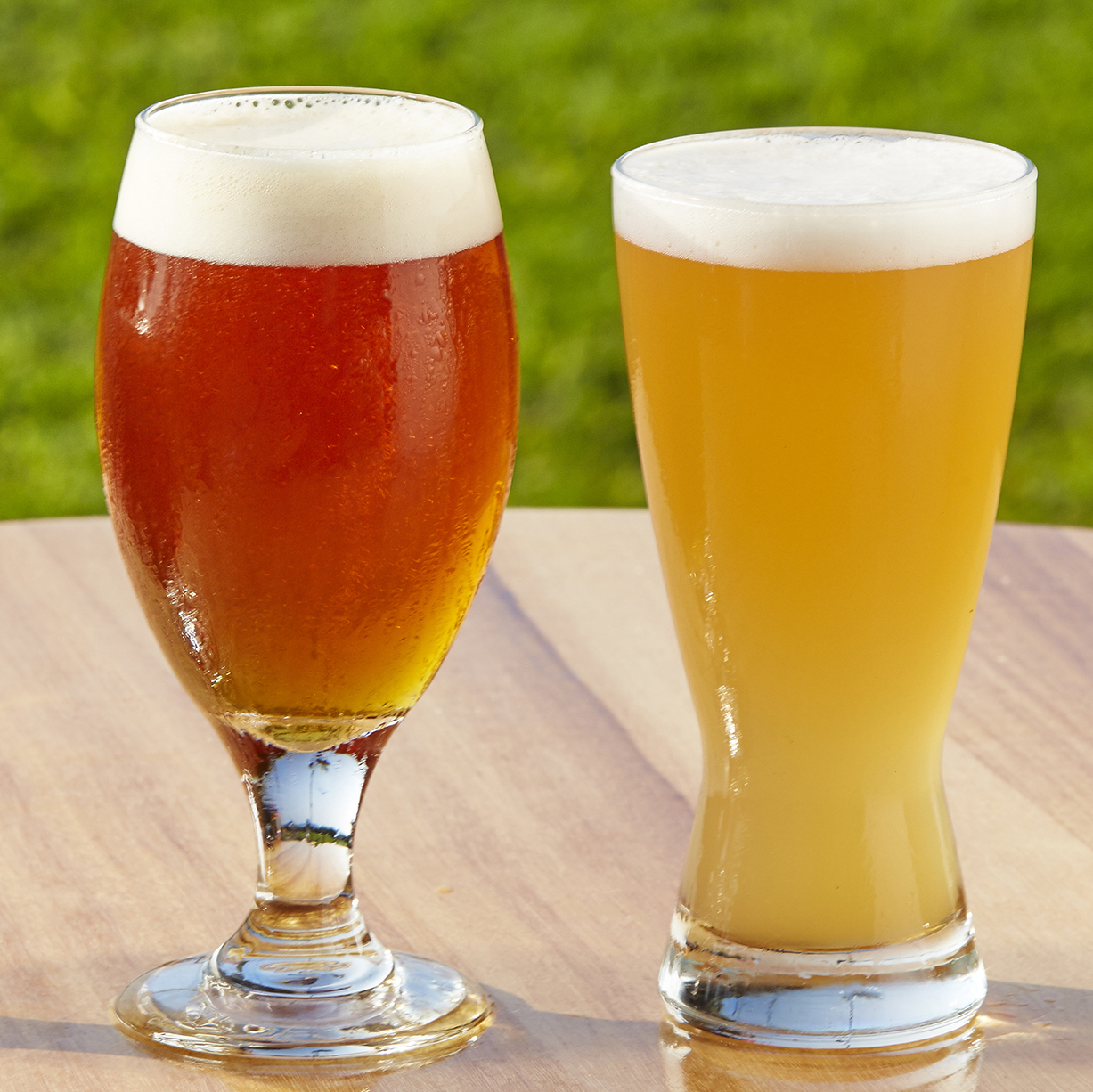 Two Beer Glasses